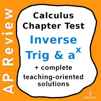 Preview of AP Calculus Test - bases other than e, inverse trig