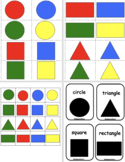 Basic 2D Shape sorting activity