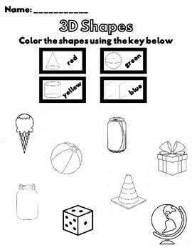 Basic 3D Shapes by Miss Mann's Masterpieces | TPT