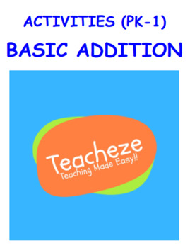 Preview of EASEL READY!! Basic Addition Worksheets