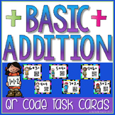 Basic Addition Task Cards with QR Codes