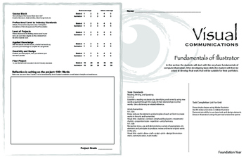 Preview of Basic Adobe Illustrator Project Packet