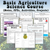 Basic Agriculture Science Course Bundle (Notes, PPTs, Acti