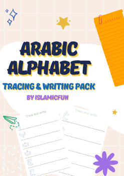 Preview of Basic Arabic Alphabet Tracing + Writing Pack
