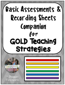 Preview of Basic Assessments and Recording Sheets Companion for GOLD Teaching Strategies