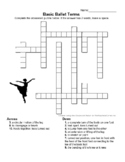 Basic Ballet Crossword
