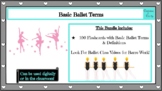 Dance: Basic Ballet Terms Flashcards