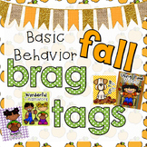 Basic Behavior Tags - Fall Themed