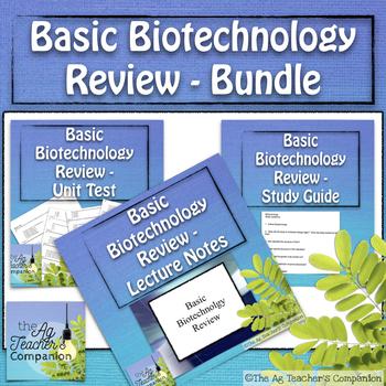 Preview of Basic Biotech Review - Bundle