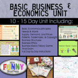 Basic Business & Economics Unit Bundle