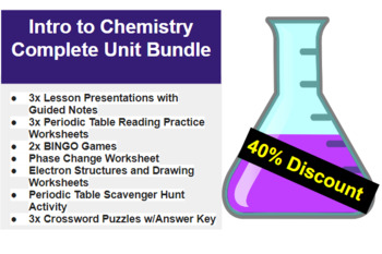 Preview of Basic Chemistry Complete Unit Bundle