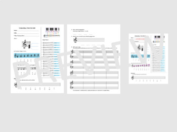 Preview of Basic Chordal Composition Worksheet