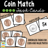 Coin Match Task Cards