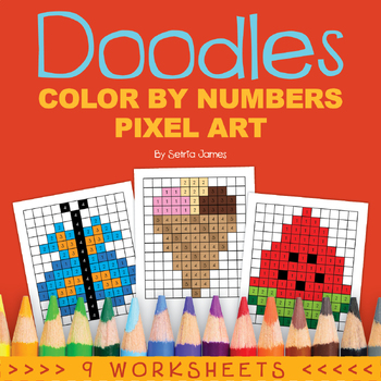 Basic Color By Number PDF Math Pixel Art Numbers Printable Classroom ...