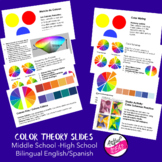 Basic Color Theory Slides- Bilingual- English- Spanish