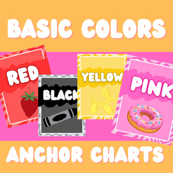 Preview of Basic Colors Anchor Charts