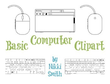 Preview of Basic Computer Clipart