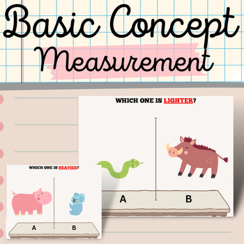 Preview of Basic Concept With Animals : Measurement