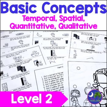 Preview of Basic Concepts Speech Therapy | Temporal Spatial Quantitative Qualitative