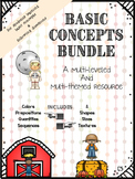 HUGE Basic Concepts & Following Directions Bundle (Multi-L
