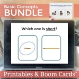 Basic Concepts Bundle | Speech Therapy | Printable and Dig