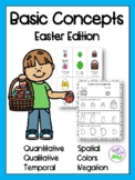 Basic Concepts: Easter Edition {Flashcards & Worksheets}