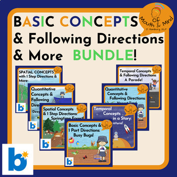 Preview of Basic Concepts & Following Directions BUNDLE!