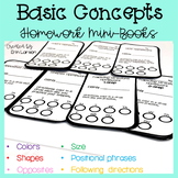 Basic Concepts Homework Mini Books