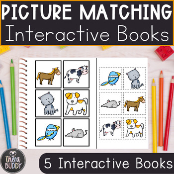 Basic Concepts Picture Matching Interactive Books Speech Therapy Printable