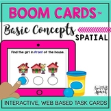 Basic Concepts SPATIAL Boom Cards™ {Speech Therapy Distanc