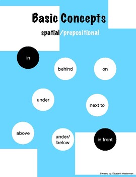 Preview of Basic Concepts: Spatial/Prepositional