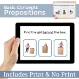 Basic Concepts Speech Therapy Prepositions Locations | Dig
