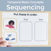 Basic Concepts Speech Therapy | Printable Temporal Sequenc