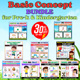 Basic Concepts Speech Therapy.Task Cards Bundle NO PREP fo