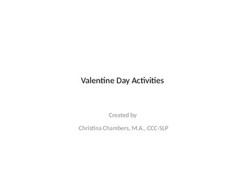 Preview of Basic Concepts - Valentine's Day Edition