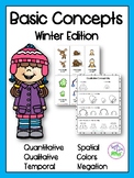 Basic Concepts: Winter Edition (Flashcards and Worksheets)