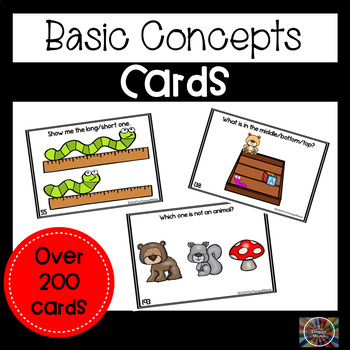 Preview of Basic Concepts for Speech Language Therapy Bundle