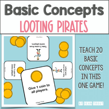 Preview of Basic Concepts for Speech Therapy | Looting Pirates Game