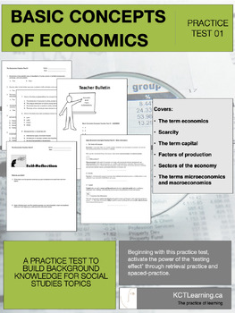 Preview of Basic Concepts of Economics: Practice Test 01