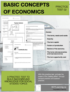 Preview of Basic Concepts of Economics: Practice Test 02