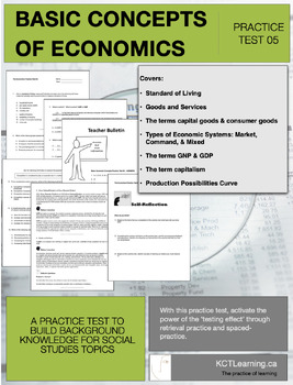 Preview of Basic Concepts of Economics: Practice Test 05