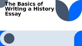 Basic Conventions of Writing a History Essay Slides