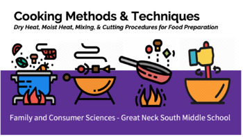 Preview of Basic Cooking Terms/Methods Instructional Bundle