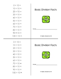 Basic Division Facts Booklet