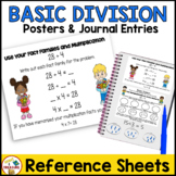 Basic Division Posters and Journal Entries