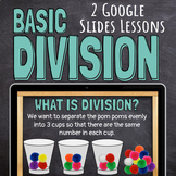 Basic Division Strategies and Vocabulary 2 Math Lessons fo