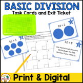 Basic Division Task Cards | Print and Digital