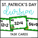 St. Patrick's Day Division Task Cards