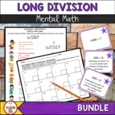 Long Division Mental Math Bundle