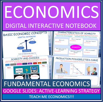 Preview of Basic Economic Concepts Economic Google Slides Digital Interactive Notebook